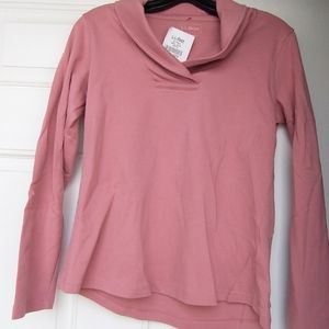 LL Bean Intlck  Shawl Collar